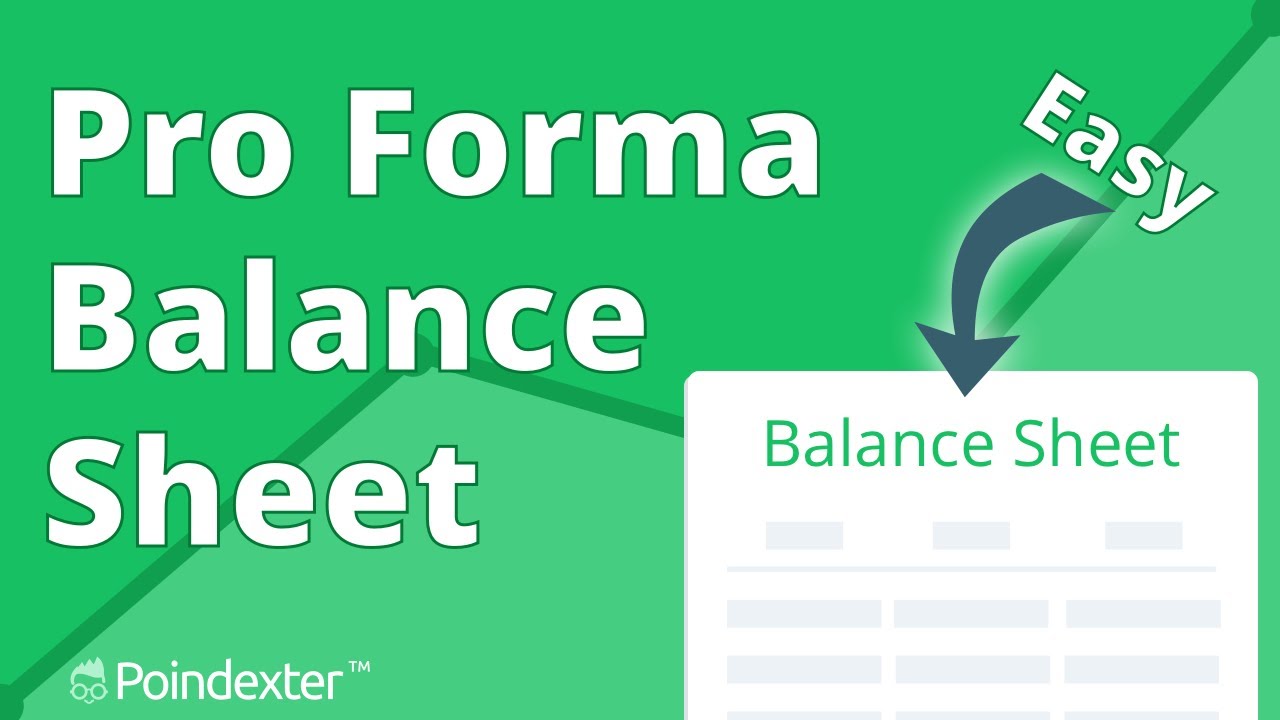 How Pro Forma Balance Sheet Template Can Help You in Business